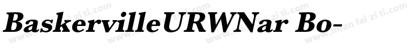BaskervilleURWNar Bo字体转换